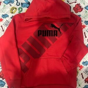 PUMA Kids Bold Red Sweatshirt Size L (14-16)